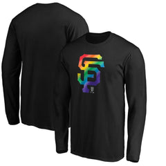 San Francisco Giants Team Pride Logo Long Sleeve T-Shirt - Black T-shirts