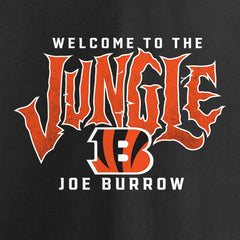 Joe Burrow Cincinnati Bengals Women's Jungle Joe V-Neck T-Shirt - Black T-shirts