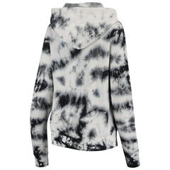 New Orleans Saints New Era Women's Tie Dye Fleece Full-Zip Hoodie - Black Hoodies