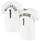 Zion Williamson New Orleans Pelicans Name & Number Performance T-Shirt White - Nike