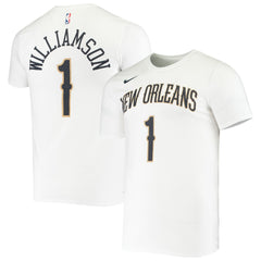 Zion Williamson New Orleans Pelicans Name & Number Performance T-Shirt White - Nike