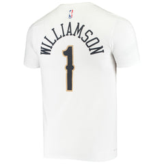 Zion Williamson New Orleans Pelicans Name & Number Performance T-Shirt White - Nike