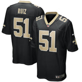 Cesar Ruiz New Orleans Saints Player Game Jersey - Black Jerseys