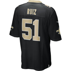 Cesar Ruiz New Orleans Saints Player Game Jersey - Black Jerseys