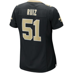 Cesar Ruiz New Orleans Saints Women's Game Jersey - Black Jerseys