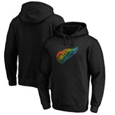 Detroit Red Wings Team Pride Logo Pullover Hoodie - Black | US 3964478