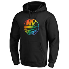 New York Islanders Team Pride Logo Pullover Hoodie - Black | US 3964486