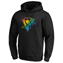 Pittsburgh Penguins Team Pride Logo Pullover Hoodie - Black | US 3964490