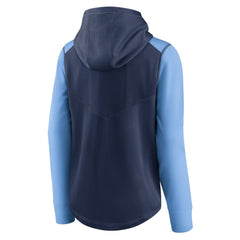 Tampa Bay Rays Nike Women's Authentic Collection Baseball Performance Full-Zip Hoodie - Navy/Light Blue Hoodies