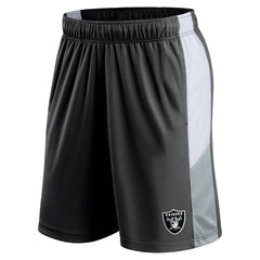 Las Vegas Raiders Prep Colorblock Shorts - Black Shorts