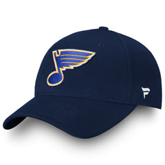 St. Louis Blues Fanatics Core Adjustable Hat - Navy | US 3970855