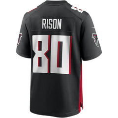 Andre Rison Atlanta Falcons Game Retired Player Jersey - Black Jerseys