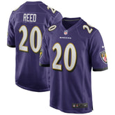 Ed Reed Baltimore Ravens Game Retired Player Jersey - Purple Jerseys