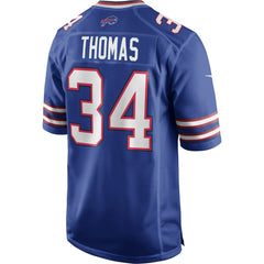 Thurman Thomas Buffalo Bills Game Retired Player Jersey - Royal Jerseys