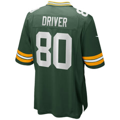 Donald Driver Green Bay Packers Game Retired Player Jersey - Green Jerseys