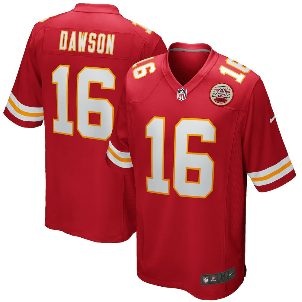 Len Dawson Kansas City Chiefs Game Retired Player Jersey - Red Jerseys