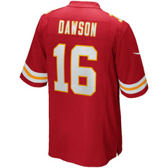 Len Dawson Kansas City Chiefs Game Retired Player Jersey - Red Jerseys