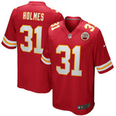 Priest Holmes Kansas City Chiefs Game Retired Player Jersey - Red Jerseys