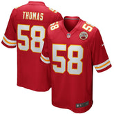 Derrick Thomas Kansas City Chiefs Game Retired Player Jersey - Red Jerseys