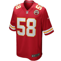 Derrick Thomas Kansas City Chiefs Game Retired Player Jersey - Red Jerseys