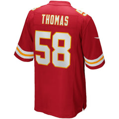 Derrick Thomas Kansas City Chiefs Game Retired Player Jersey - Red Jerseys