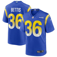 Jerome Bettis Los Angeles Rams Game Retired Player Jersey - Royal Jerseys