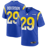 Eric Dickerson Los Angeles Rams Game Retired Player Jersey - Royal Jerseys