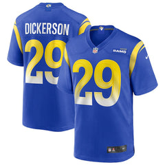 Eric Dickerson Los Angeles Rams Game Retired Player Jersey - Royal Jerseys