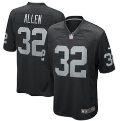 Marcus Allen Las Vegas Raiders Game Retired Player Jersey - Black Jerseys