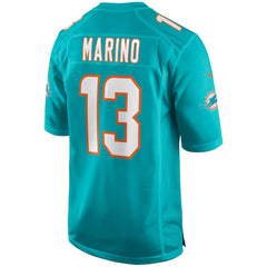Dan Marino Miami Dolphins Game Retired Player Jersey - Aqua Jerseys