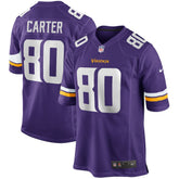 Cris Carter Minnesota Vikings Game Retired Player Jersey - Purple Jerseys