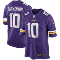 Fran Tarkenton Minnesota Vikings Game Retired Player Jersey - Purple Jerseys