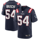 Tedy Bruschi New England Patriots Game Retired Player Jersey - Navy Jerseys