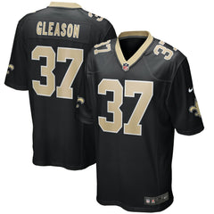 Steve Gleason New Orleans Saints Game Retired Player Jersey - Black Jerseys