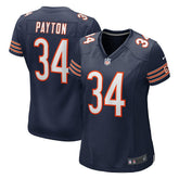Walter Payton Chicago Bears Women's Game Retired Player Jersey - Navy Jerseys