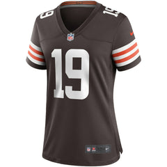 Bernie Kosar Cleveland Browns Women's Game Retired Player Jersey - Brown Jerseys