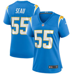 Junior Seau Los Angeles Chargers Women's Game Retired Player Jersey - Powder Blue Jerseys