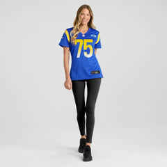 Deacon Jones Los Angeles Rams Women's Game Retired Player Jersey - Royal Jerseys