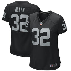 Marcus Allen Las Vegas Raiders Women's Game Retired Player Jersey - Black Jerseys