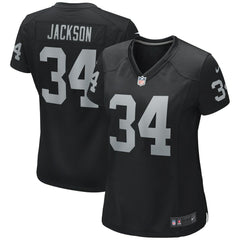Bo Jackson Las Vegas Raiders Women's Game Retired Player Jersey - Black Jerseys