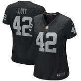 Ronnie Lott Las Vegas Raiders Women's Game Retired Player Jersey - Black Jerseys