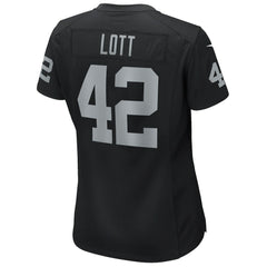 Ronnie Lott Las Vegas Raiders Women's Game Retired Player Jersey - Black Jerseys
