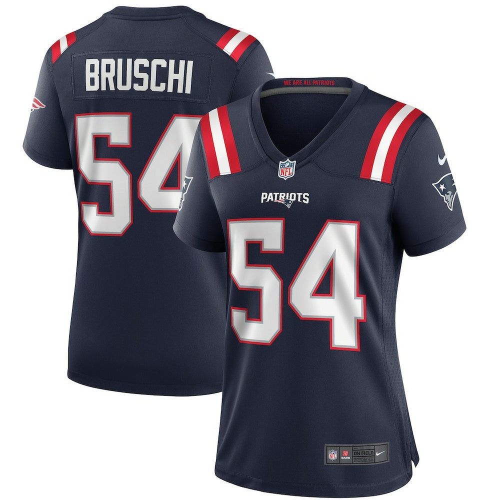 Tedy Bruschi New England Patriots Women's Game Retired Player Jersey - Navy Jerseys