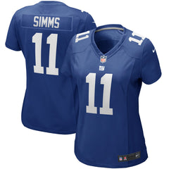Phil Simms New York Giants Women's Game Retired Player Jersey - Royal Jerseys