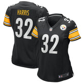 Franco Harris Pittsburgh Steelers Women's Game Retired Player Jersey - Black Jerseys