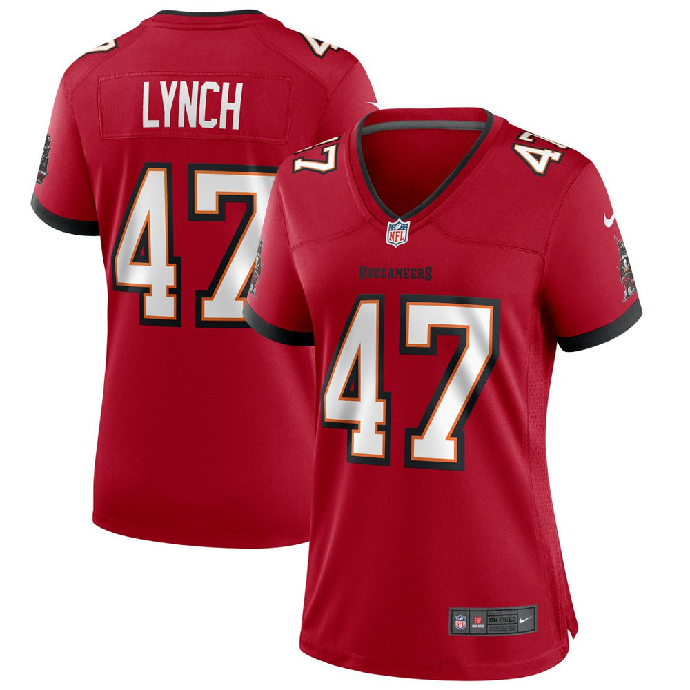 John Lynch Tampa Bay Buccaneers Women's Game Retired Player Jersey - Red Jerseys