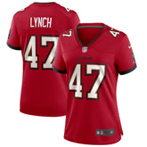 John Lynch Tampa Bay Buccaneers Women's Game Retired Player Jersey - Red Jerseys