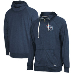 Tennessee Titans New Era In Season Hoodie Full-Zip Jacket - Heathered Navy Hoodies