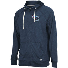 Tennessee Titans New Era In Season Hoodie Full-Zip Jacket - Heathered Navy Hoodies