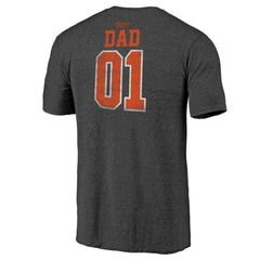 Baltimore Orioles Father's Day Greatest Dad Tri-Blend T-Shirt - Black T-shirts